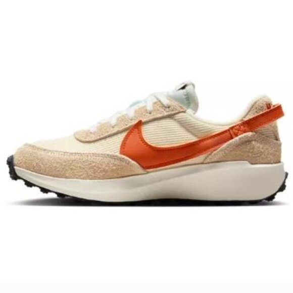 Nike Women's Waffle Debut Shoes - Muslin/Camp Fire Orange - Picture 9 of 14